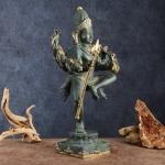 Indonesian Bronze Nataraja | 24" Height, 17" Width | 4.8 kg | Lost Wax Cast | Dancing Shiva Cosmic Dance | Sacred Art | Jaipurio